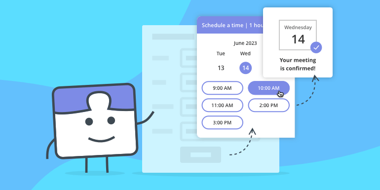 Add scheduled meetings to your existing webforms with SubmitOnce