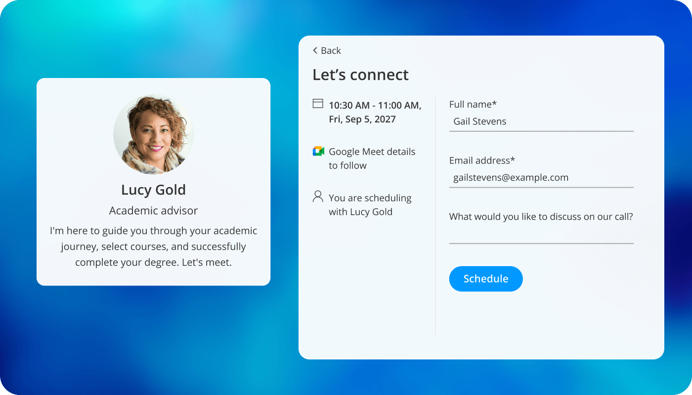 Oncehub's smart platform