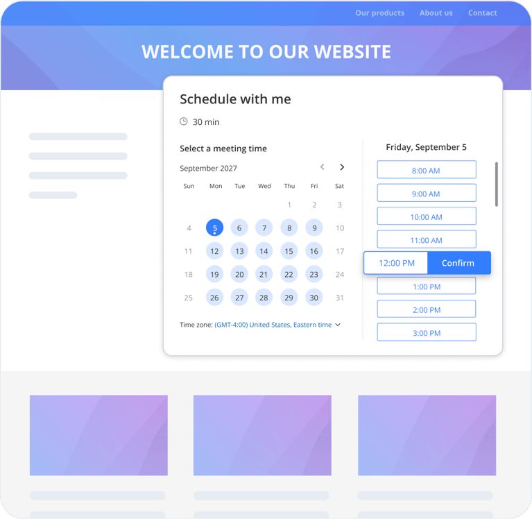 Embeddable Scheduling Tools for Enhanced Accessibility
