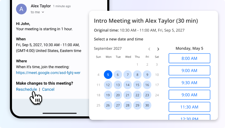 How Scheduling Tools Simplify Reschedules